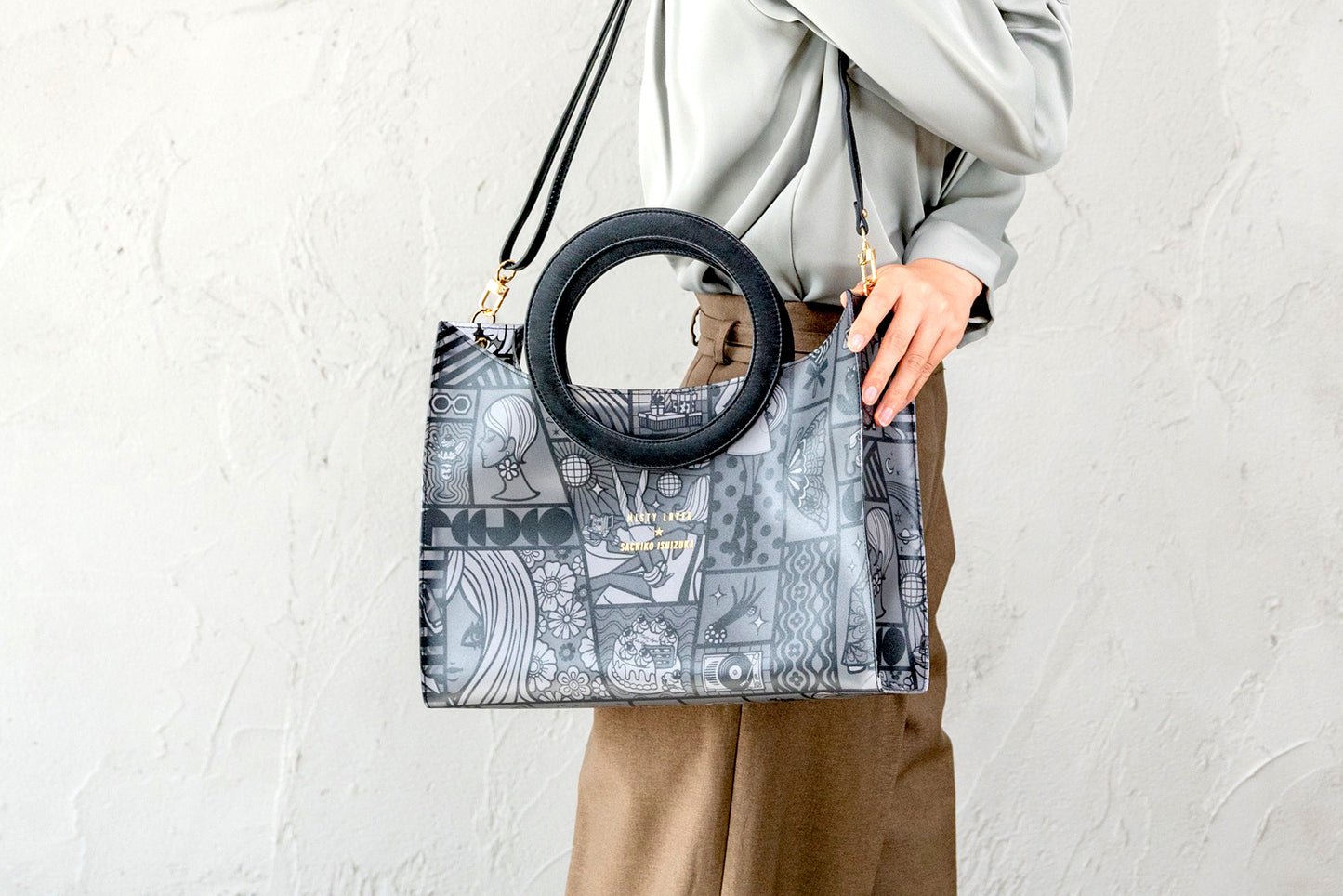 MISTY LAYER Tote bag i (Ring) SACHI KO ISHIZUKA collaboration model