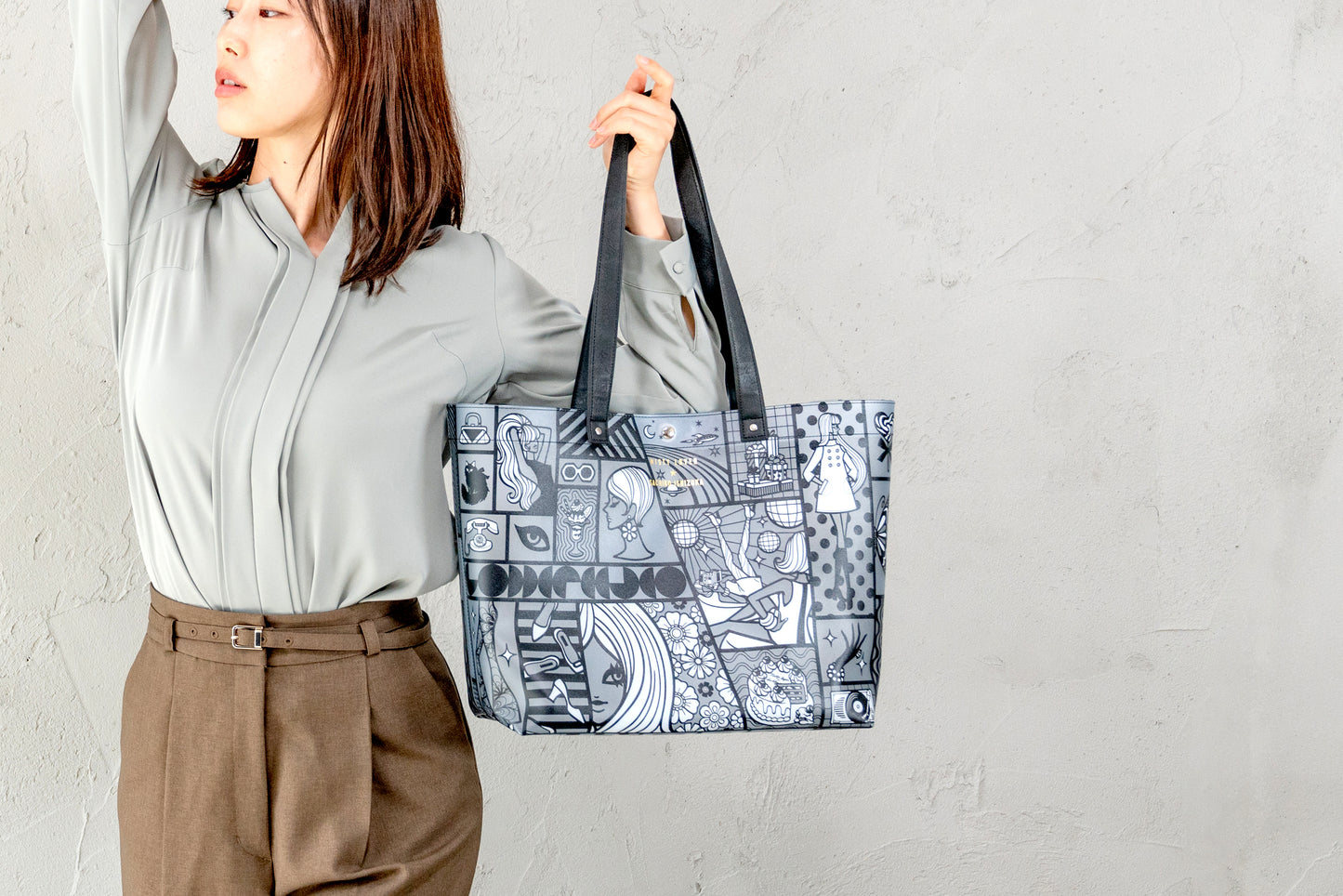 MISTY LAYER Tote bag CI (Classic) SACHI KO ISHIZUKA collaboration model